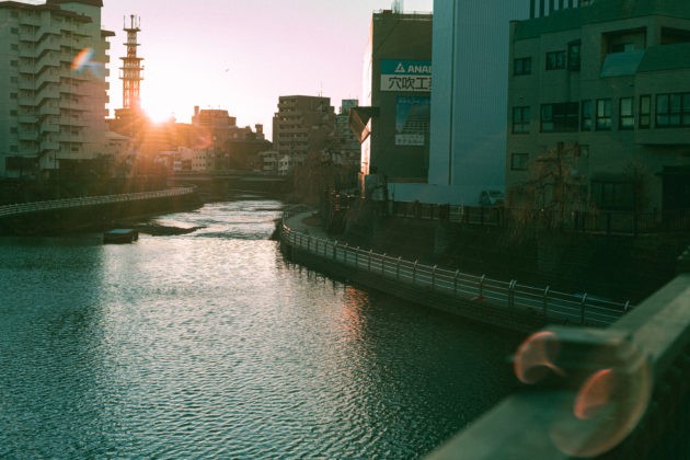 宇都宮の夕焼け