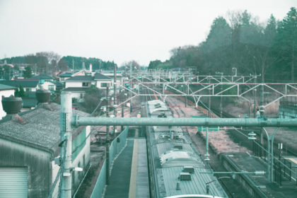 片岡駅 電車