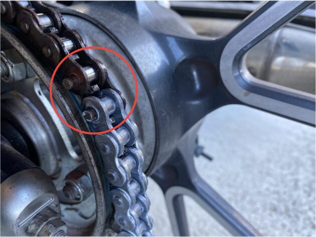 C125 チェーン交換